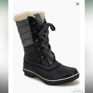 Tall waterproof fur lined boots- size 11